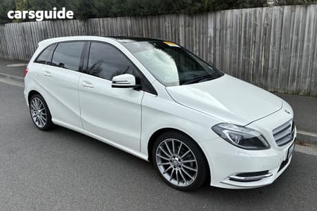 White 2013 Mercedes-Benz B200 Hatchback Be