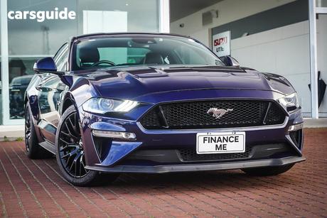 Blue 2018 Ford Mustang Coupe Fastback Gt 5.0 V8