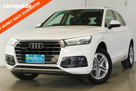 White 2019 Audi Q5 Wagon 40 Tdi Quattro Design