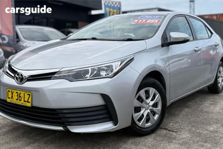 Silver 2018 Toyota Corolla Sedan Ascent