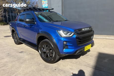 Blue 2023 Isuzu D-MAX Crew Cab Utility X-Terrain (4X4)