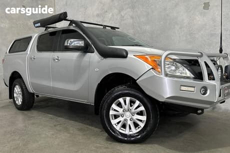 Silver 2013 Mazda BT-50 Dual Cab Utility Xtr (4X4)