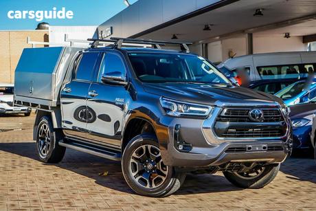 Grey 2023 Toyota Hilux Double Cab Pick Up Sr5 + Premium Interior (4X4)