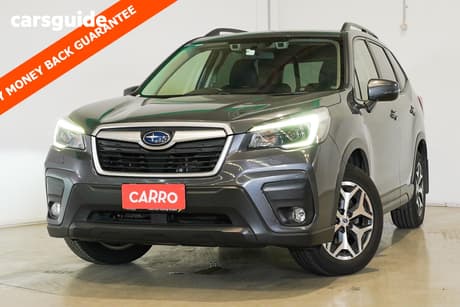 Grey 2021 Subaru Forester Wagon 2.5I (Awd)