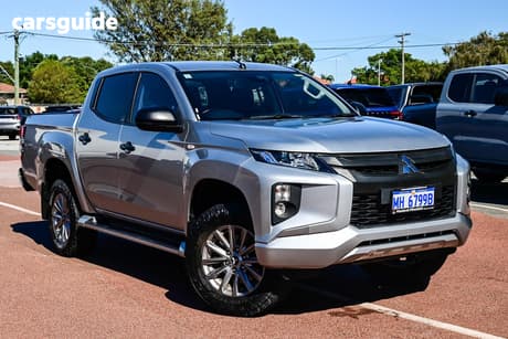 Silver 2022 Mitsubishi Triton Double Cab Pick Up Glx-R (4X4)