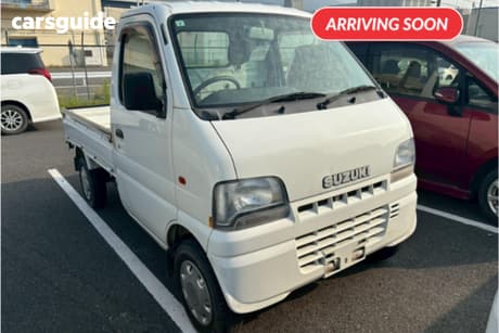 White 2000 Suzuki Carry Utility Truck (4X4)