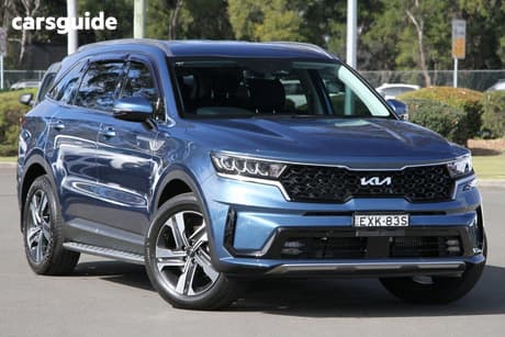Blue 2022 Kia Sorento Wagon Sport+ 7 Seat