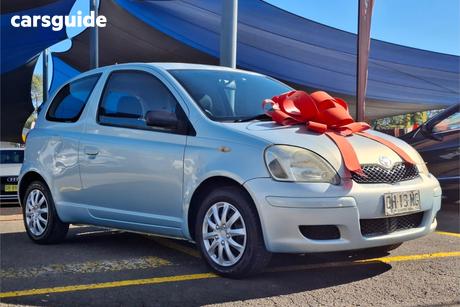 Blue 2004 Toyota Echo Hatchback