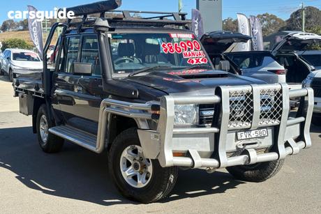 Grey 2016 Toyota Landcruiser Double Cab Chassis Gxl (4X4)