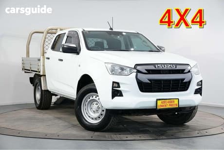 White 2021 Isuzu D-MAX Crew Cab Utility Sx (4X4)