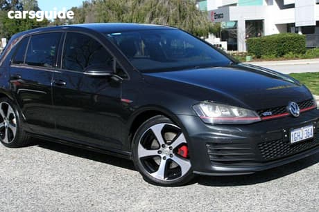 Grey 2017 Volkswagen Golf Hatchback Gti