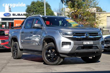 Grey 2024 Volkswagen Amarok Dual Cab Utility Panamericana Tdi600 4Motion