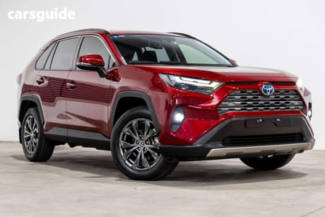 Red 2022 Toyota RAV4 Wagon Gxl (Awd) Hybrid