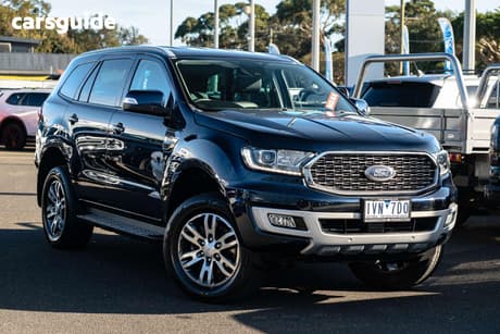 Blue 2022 Ford Everest Wagon Trend (4Wd)