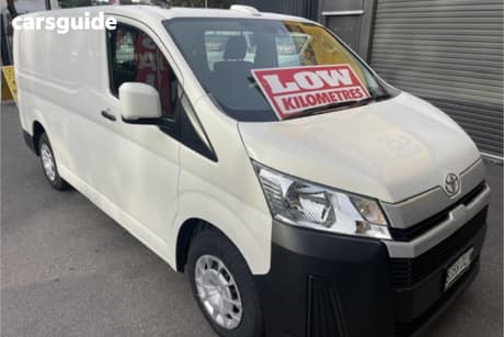 White 2022 Toyota HiAce Van Lwb (4 Door Option)