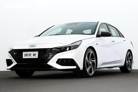 White 2021 Hyundai I30 Sedan N Line Premium