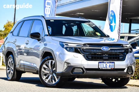Silver 2025 Subaru Forester Wagon Hybrid Touring (Awd)