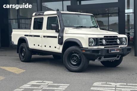 White 2025 Ineos Grenadier Dual Cab Pick-up Quartermaster