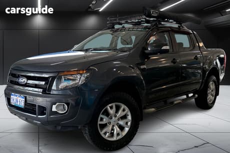Grey 2014 Ford Ranger Crew Cab Utility Wildtrak 3.2 (4X4)