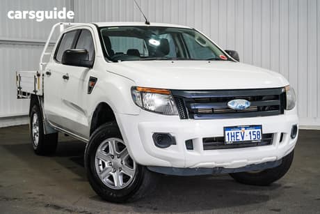White 2012 Ford Ranger Crew Cab Pickup Xl 2.2 Hi-Rider (4X2)