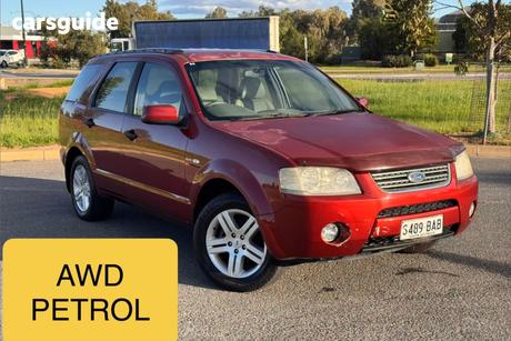 Red 2005 Ford Territory Wagon Ghia (4X4)