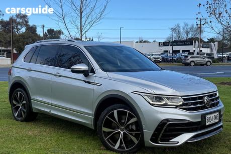 Silver 2021 Volkswagen Tiguan Wagon 162 Tsi R-Line