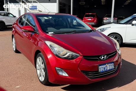 Red 2012 Hyundai Elantra Sedan Premium