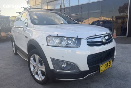 White 2014 Holden Captiva Wagon 7 Lx (4X4)
