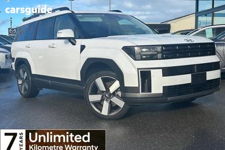 White 2025 Hyundai Santa FE Wagon Elite (7 Seat)