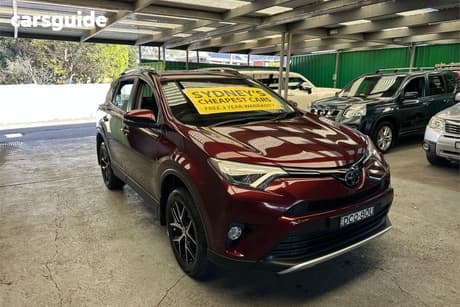 Red 2016 Toyota RAV4 Wagon Gxl (4X4)