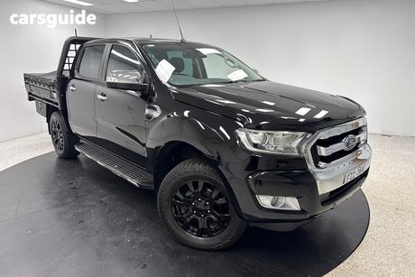 Black 2018 Ford Ranger Dual Cab Utility Xlt 3.2 (4X4)