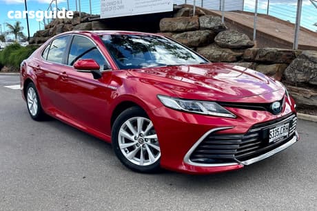 Red 2022 Toyota Camry Sedan Ascent