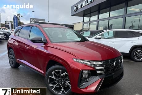 Red 2024 Hyundai Tucson Wagon Elite N Line (Awd)