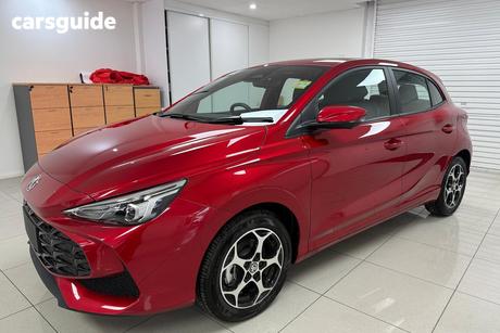 Red 2025 MG MG3 Hatchback Essence