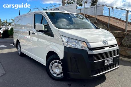 White 2021 Toyota HiAce Van Lwb