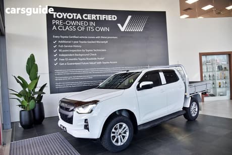 White 2021 Isuzu D-MAX Crew Cab Chassis Ls-M (4X4)