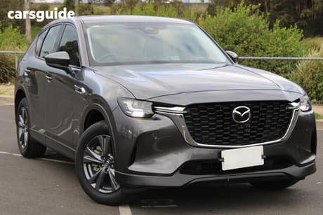 Grey 2024 Mazda CX-60 Wagon P50E Evolve Phev