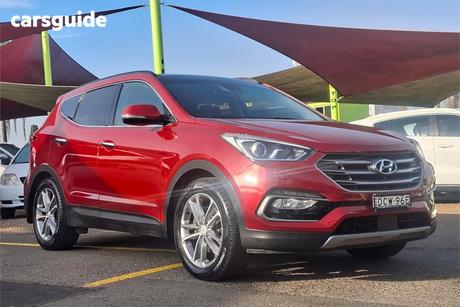 Red 2015 Hyundai Santa FE Wagon Highlander Crdi (4X4)