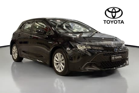 Black 2023 Toyota Corolla Hatchback Ascent Sport
