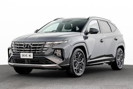 Grey 2023 Hyundai Tucson Wagon Highlander N Line (Awd)