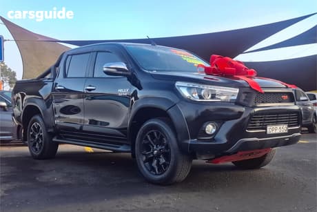 Black 2017 Toyota Hilux Dual Cab Utility Sr5 (4X4)
