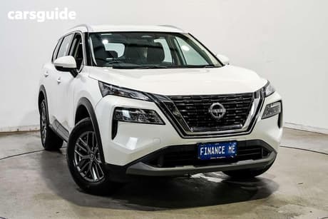 White 2024 Nissan X-Trail Wagon St (4Wd) 7 Seat