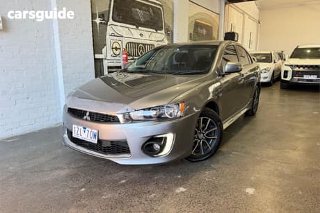 Grey 2017 Mitsubishi Lancer Sedan Es Sport