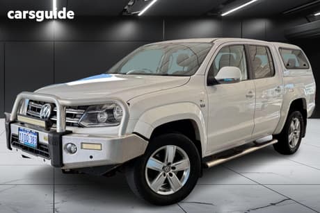 White 2018 Volkswagen Amarok Dual Cab Utility V6 Tdi 550 Sportline