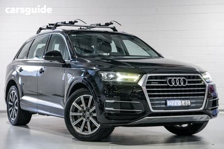 Black 2017 Audi Q7 Wagon 3.0 Tdi Quattro (160Kw)
