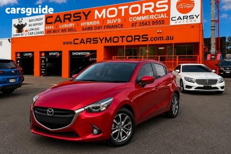 Red 2016 Mazda 2 Hatchback Genki