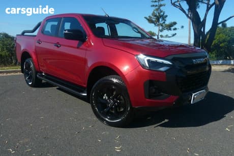 Red 2025 Isuzu D-MAX Crew Cab Utility X-Rider (4X4)