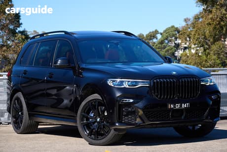 Black 2022 BMW X7 Wagon M50I