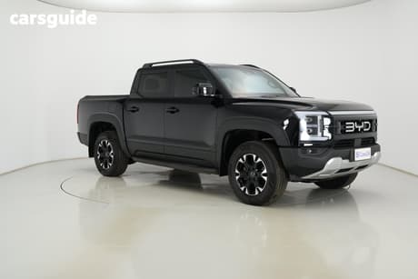 Black 2024 BYD Shark 6 Dual Cab Utility Dual Motor Premium