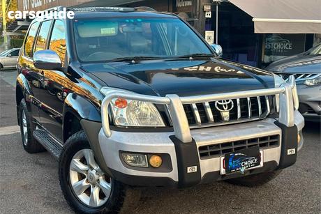 Black 2004 Toyota Landcruiser Prado Wagon Grande (4X4)